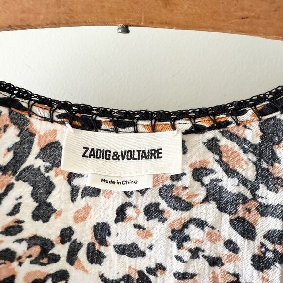Zadig & Voltaire Ringo Dress in Leopard S - Picture 4 of 6